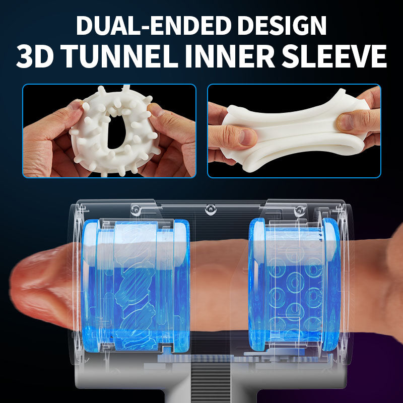 【Savage Spin-Thrust】Raiden - Telescopic Rotation Masturbation Cup