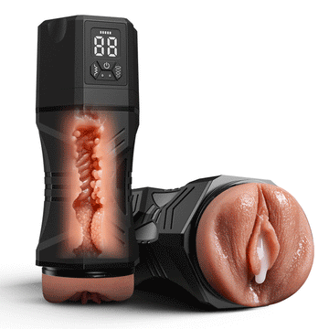 【Soul Sucking】Captain Titan – Masturbator with 5 Suction 9 Vibrations Realistic Riding & Squeezing Action for Intense