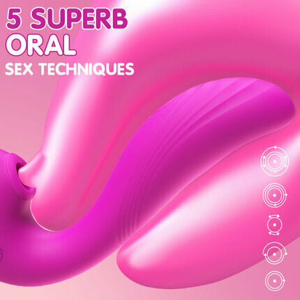 Nimue - TRIPLE AROUSAL Clitoral Sucking 5 Licking 10 Vibrating Vibrator