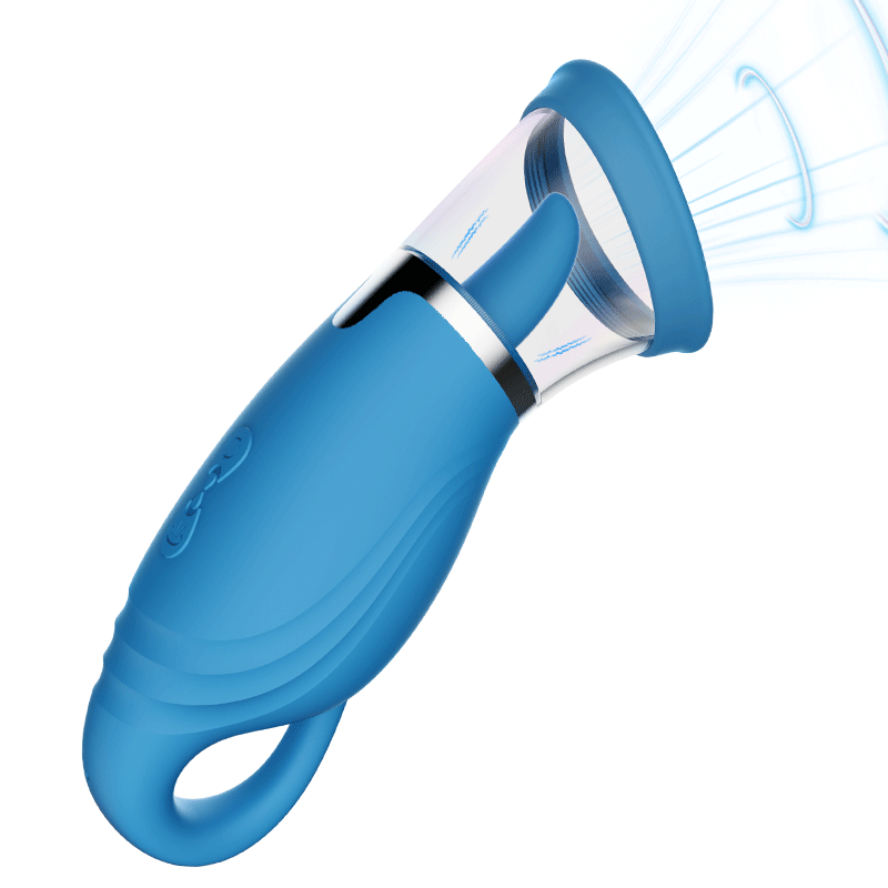 Sierra - Suction Intensity Tongue-licking Clit & Nipple Stimulator