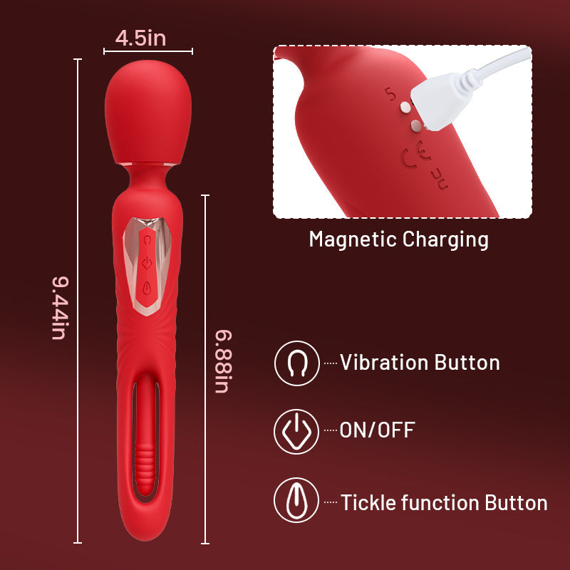 Acmejoy - Powerful Flapping Vibrator Vibration & Flapping Modes Clitoral G-Spot Massage Nipple Anal Stimulation