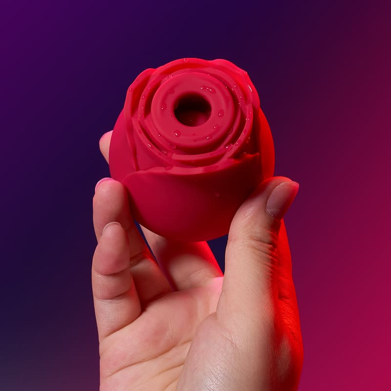 AcmeJoy 7 Suction Oral Sex Rose Clitoral Stimulator Vibrator