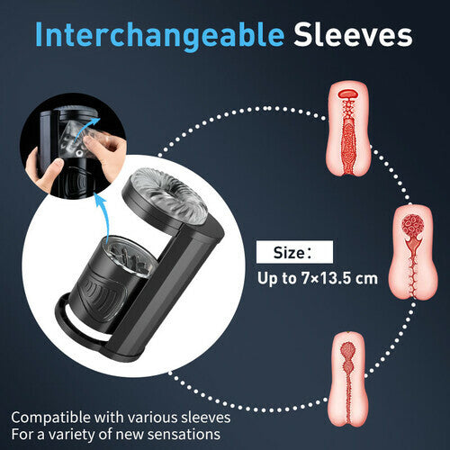 Acmejoy - Style Manual Thrusting & Squeezing Detachable Multifunctional Male Stroker
