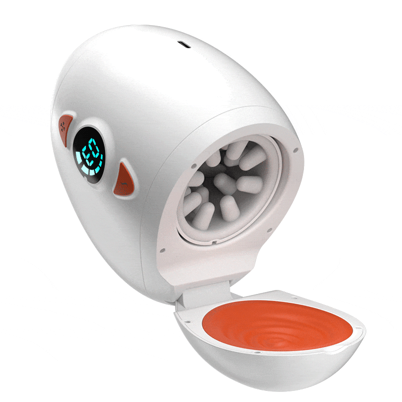Explorer - เครื่องนวดชายไฟฟ้าแบบหมุนได้ พร้อมระบบกระแทกแบบลูกสูบ, การสั่นสะเทือนที่ส่วนหัว และการนวดอัณฑะ