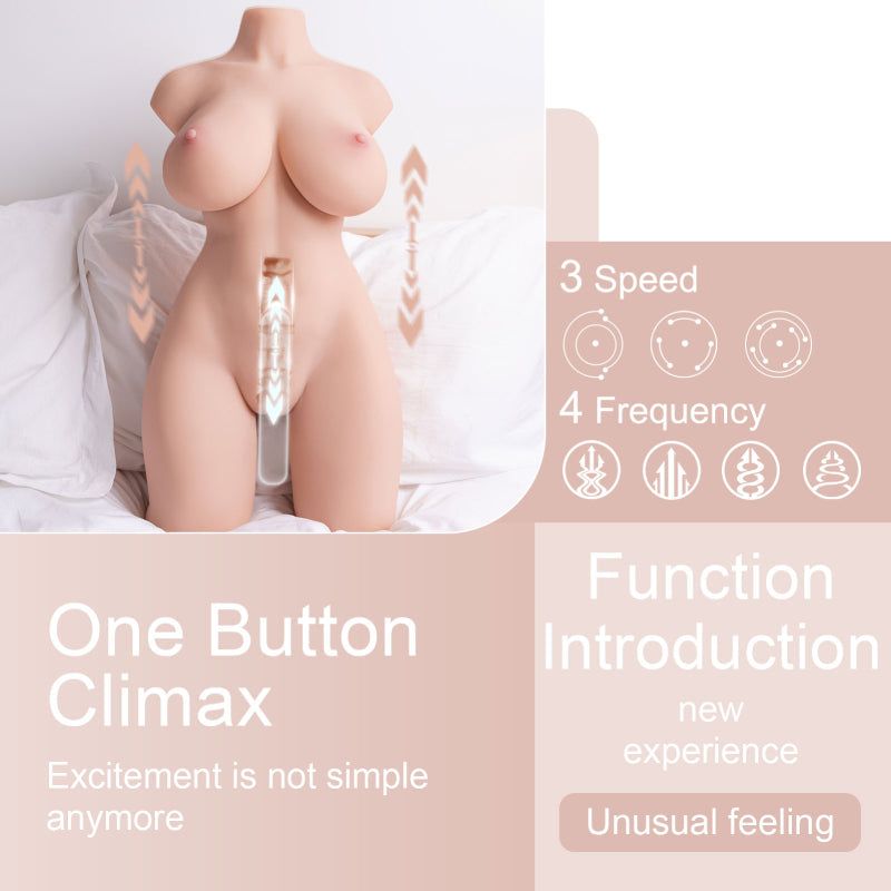 【Large Torso With Electric Function】16.7kg/36.81lb Real-Person Interactive Experience
