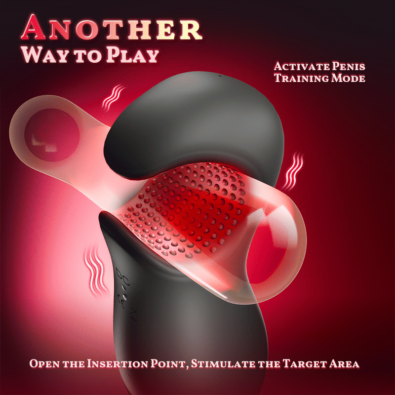 【Non-Stop Extraction】Enchantment - 9 Vibrations 4 Suctions Clamping Suction Oral Simulation Male Masturbator