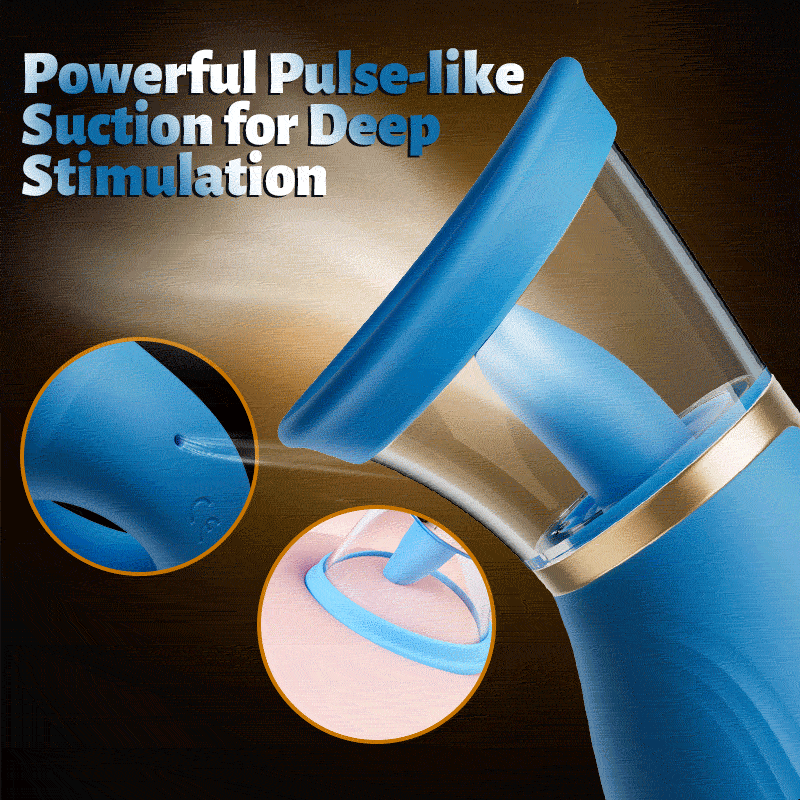 Sierra - Suction Intensity Tongue-licking Clit & Nipple Stimulator