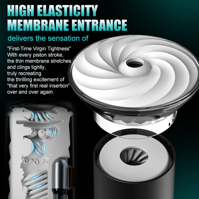【Suck You Hollow】Bliss - 9 Suction Modes & Powerful Vibration 2.8x Wide Sleeve Electric Male Masturbator Cup