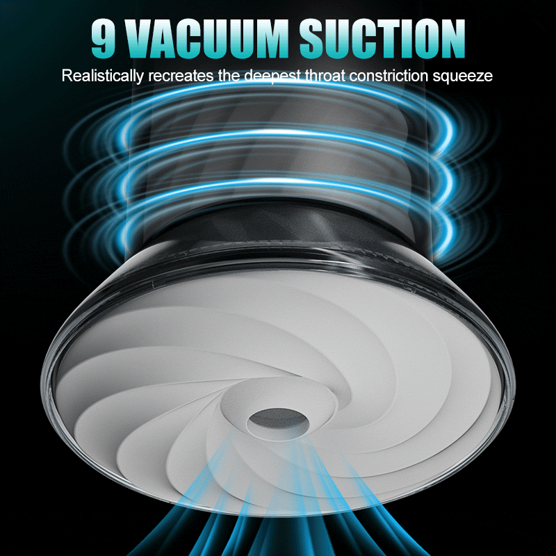 【Suck You Hollow】Bliss - 9 Suction Modes & Powerful Vibration 2.8x Wide Sleeve Electric Male Masturbator Cup