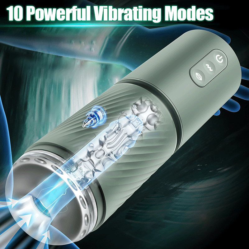 Abyss - 10 Suction & 10 Vibration Vacuum Penis Pump Enlargement Pump Male Masturbator
