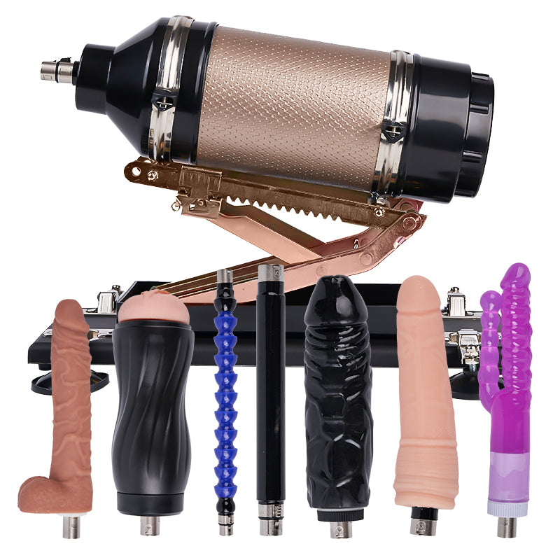 Acmejoy - เครื่องช่วยสำเร็จความใคร่ Dildo Sex Masturbation Machine รุ่น Iron Titan 400 สโตรก/นาที พร้อมอุปกรณ์เสริม 5 IN 1
