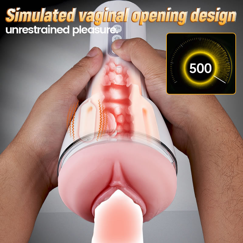 Leten - Squeezing Sucking Vibrating Masturbation Cup-Queen of AV Version4