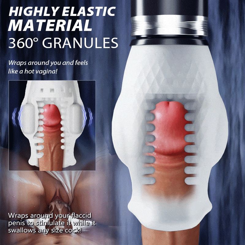 Tornado 2.0 - Dual Motor Oralsex Analog Masturbator 7 Vibrations 5 Retractions 5 Rotations