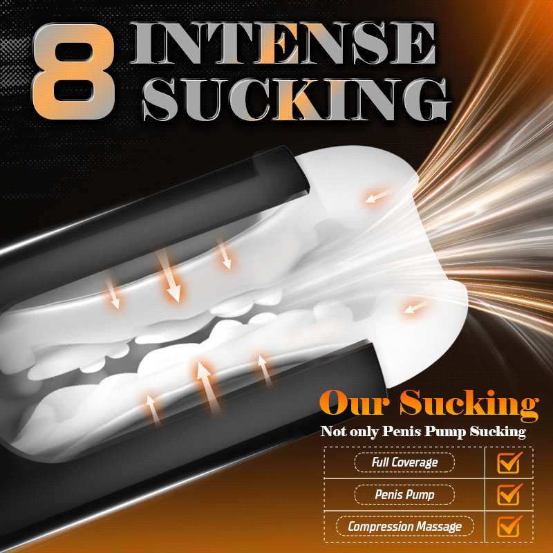 【Endless Milking】Sophia – 8 Vibration & Sucking Easy-Holding 3D Realistic Sleeve Automatic Male Masturbator