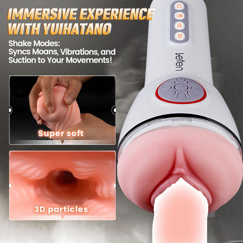 Leten - Squeezing Sucking Vibrating Masturbation Cup-Queen of AV Version4
