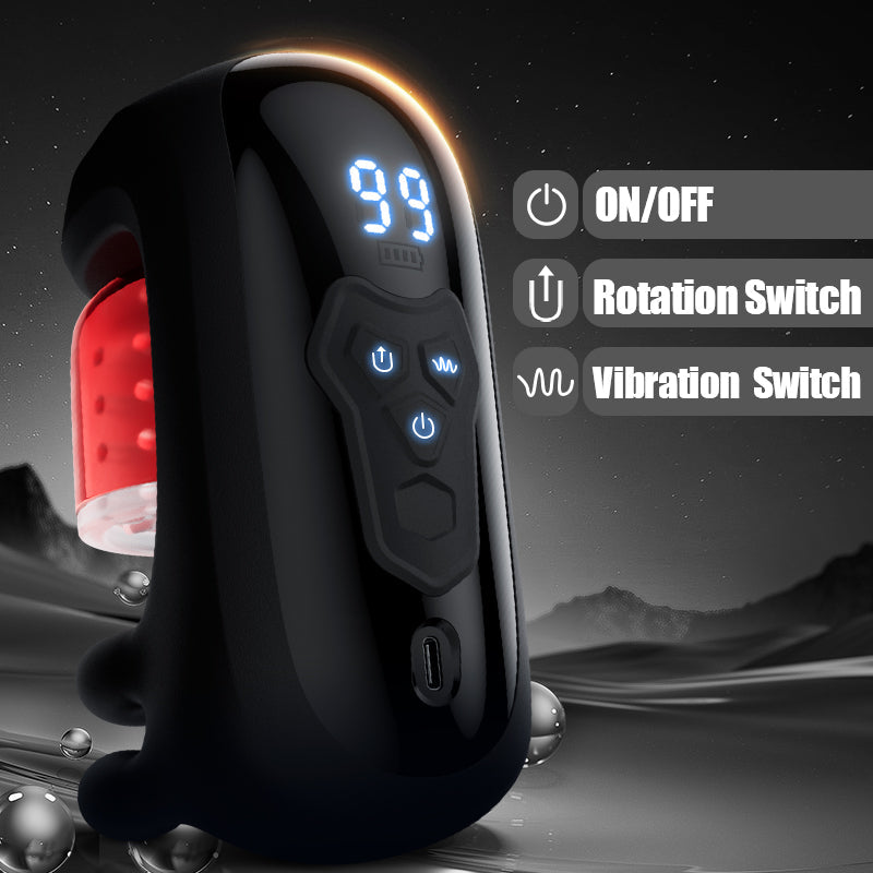 เครื่องนวดเฉพาะจุดสำหรับผู้ชาย Evolus Finger 2.0 – ระบบสั่น 9 โหมด ระบบบีบ 9 โหมด และระบบหมุน 9 โหมด สำหรับการฝึกหัด