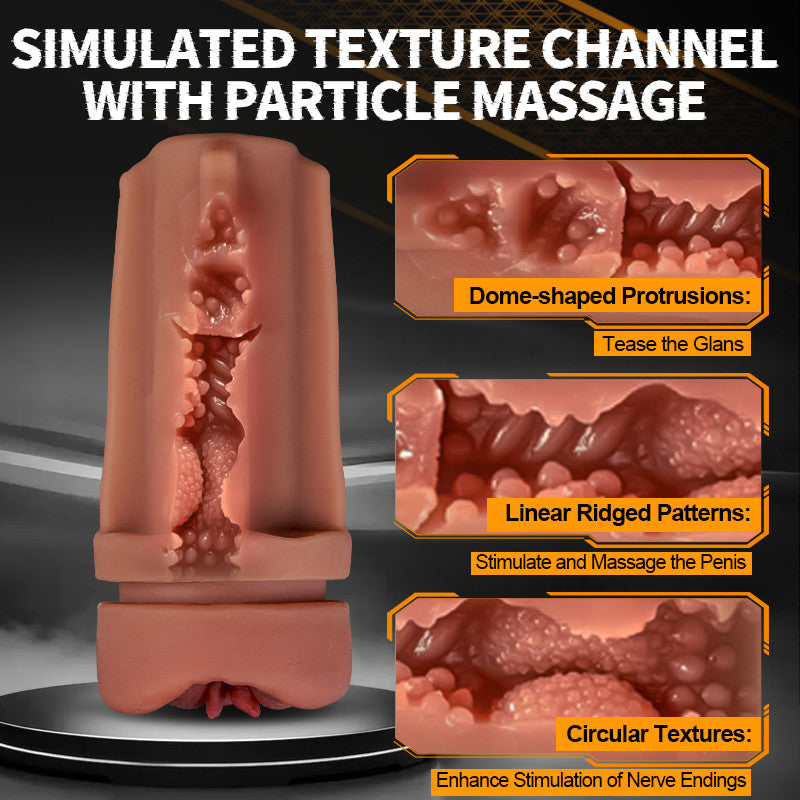 【Soul Sucking】Captain Titan – Masturbator with 5 Suction 9 Vibrations Realistic Riding & Squeezing Action for Intense