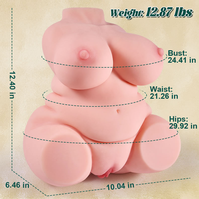 แคทเธอรีน - ตุ๊กตายางสมจริงพร้อมส่วนโค้งเว้าหนาและเย้ายวน