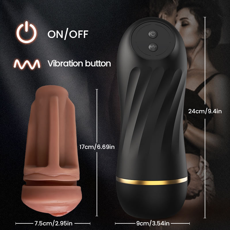 Scarlett Kiss - AcmeJoy 10 ระบบสั่น 360° ผิวสัมผัสจำลอง อุปกรณ์ช่วยสำเร็จความใคร่แบบไร้เสียง สัมผัสสมจริง