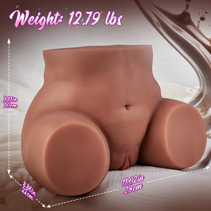Paola - เครื่องช่วยสำเร็จความใคร่บั้นท้ายเหมือนจริง TPE น้ำหนัก 5.8 กก. – ระบบดูด 5 ระดับ ระบบสั่น 10 ระดับ ระบบทำความร้อนอัตโนมัติ กันน้ำ ตุ๊กตาเซ็กส์ชาย