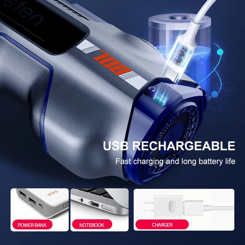 Leten - Smart Thrusting & Heating Masturbator with 490 Stimulation Modes, 39 Cylinders, JAV Moan Sound & LED Display