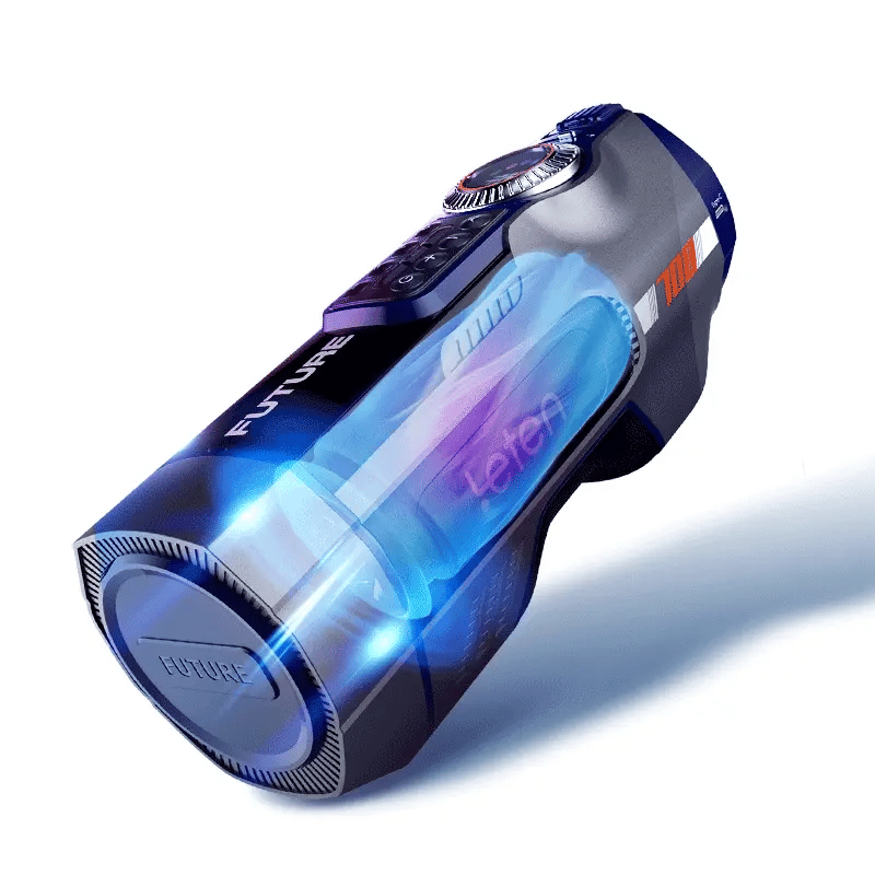Leten - Smart Thrusting & Heating Masturbator with 490 Stimulation Modes, 39 Cylinders, JAV Moan Sound & LED Display