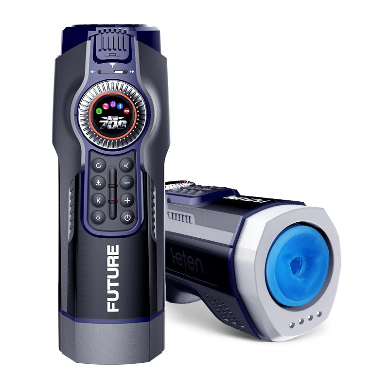 Leten - Smart Thrusting & Heating Masturbator with 490 Stimulation Modes, 39 Cylinders, JAV Moan Sound & LED Display
