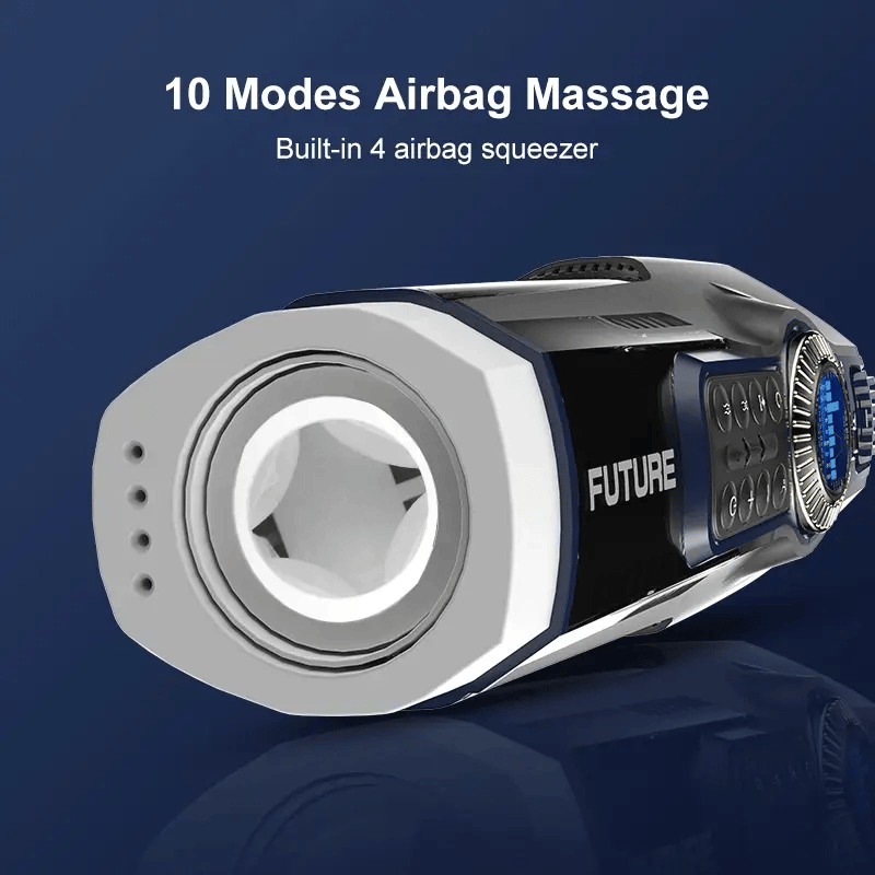 Leten - Smart Thrusting & Heating Masturbator with 490 Stimulation Modes, 39 Cylinders, JAV Moan Sound & LED Display